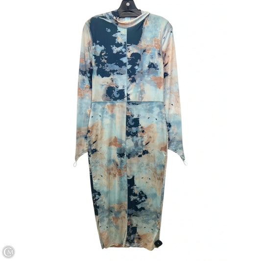 Dress Casual Maxi By Fashion Nova In Tie Dye Print, Size: Xl