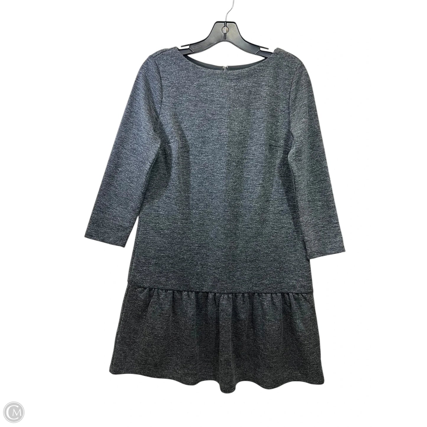 Dress Casual Midi By Loft In Grey, Size: S