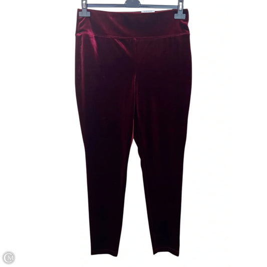 Pants Leggings By International Concepts In Red, Size: L