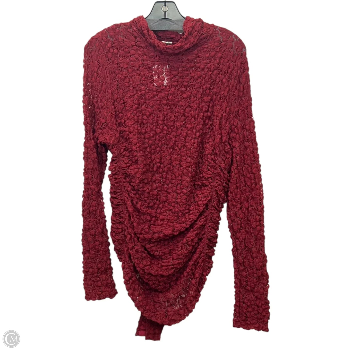 Top Long Sleeve By Prettygarden In Red, Size: L