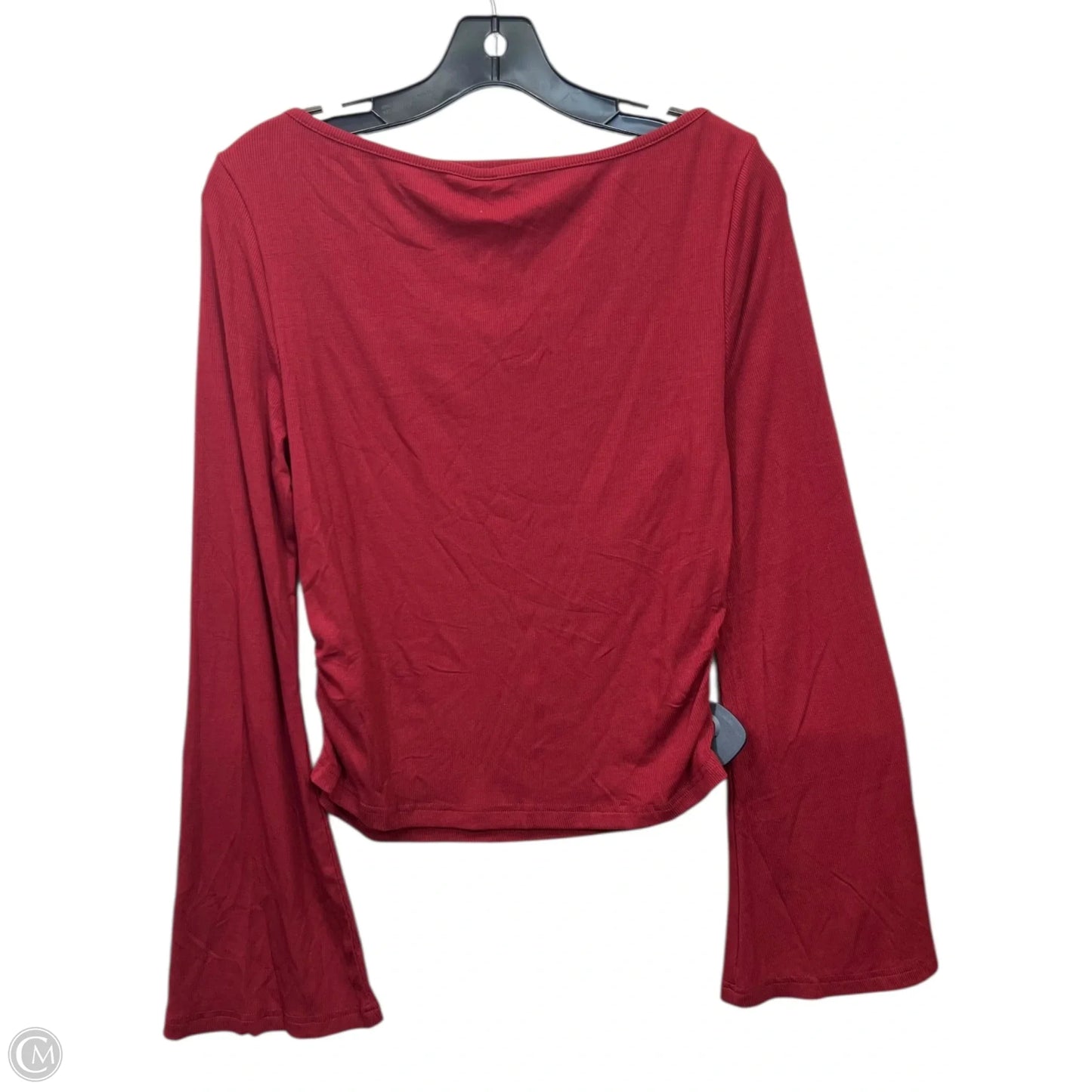 Top Long Sleeve By Prettygarden In Red, Size: L