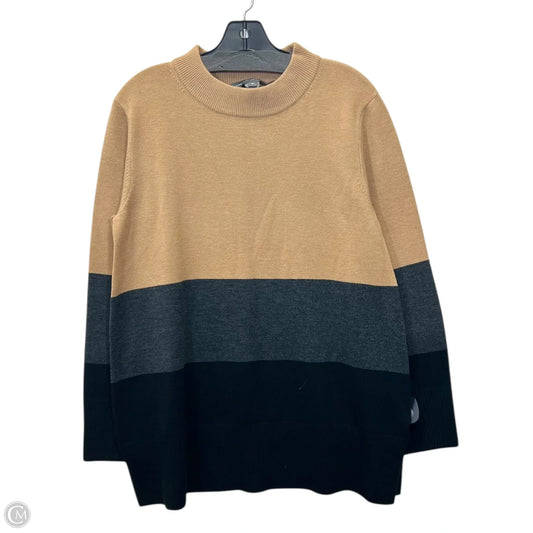 Sweater Designer By French Connection In Black & Brown, Size: M