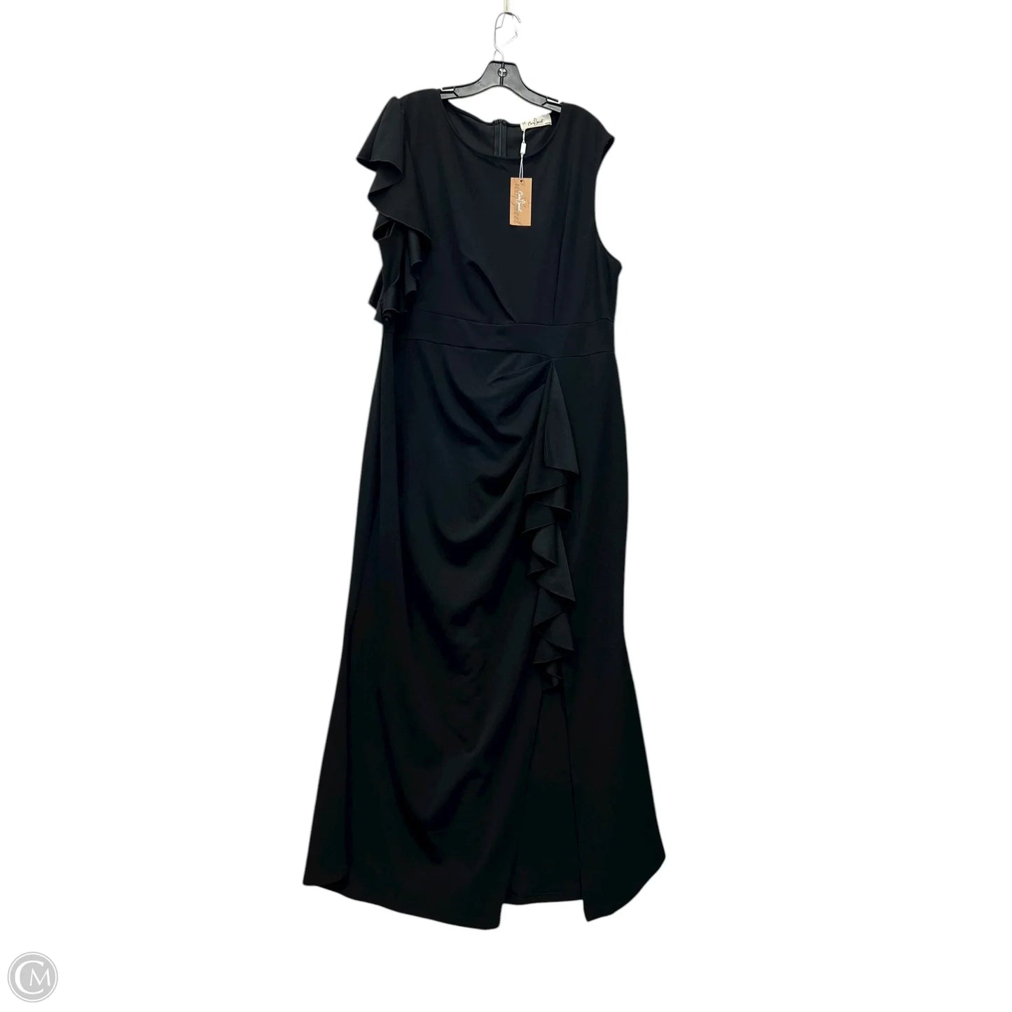 Dress Casual Maxi By Curvy Sweet In Black, Size: 4x