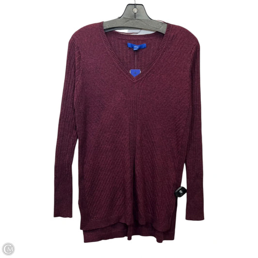 Top Long Sleeve By Apt 9 In Maroon, Size: S
