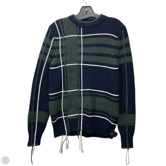 Sweater Designer By Tory Burch In Blue & Green, Size: Xs