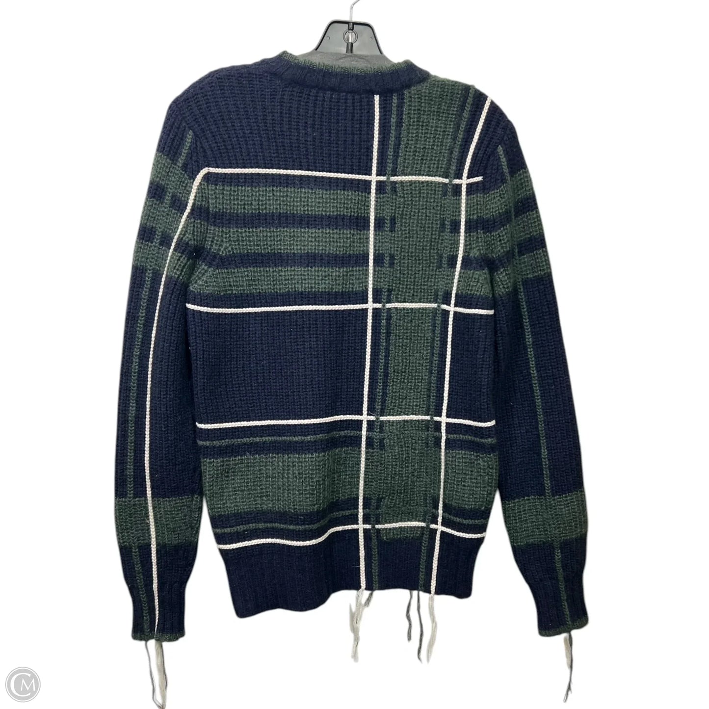 Sweater Designer By Tory Burch In Blue & Green, Size: Xs