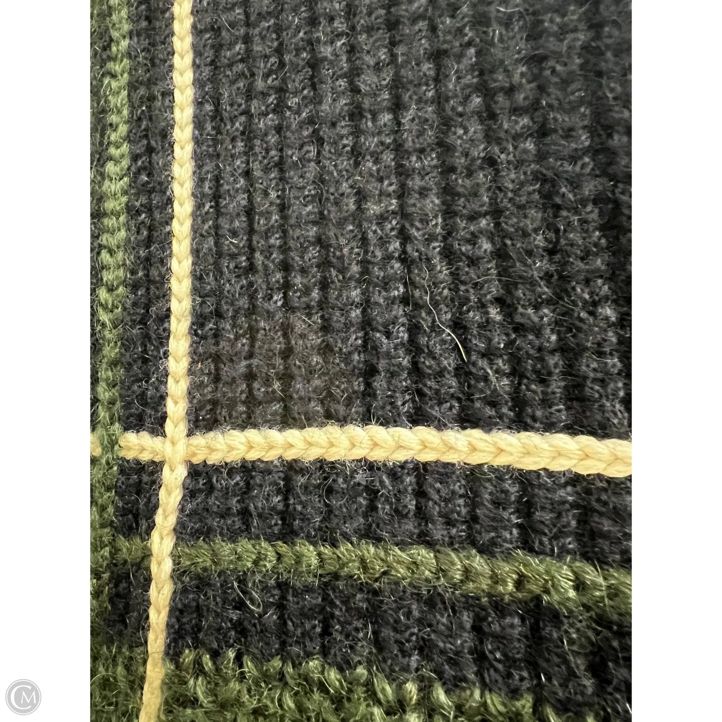 Sweater Designer By Tory Burch In Blue & Green, Size: Xs