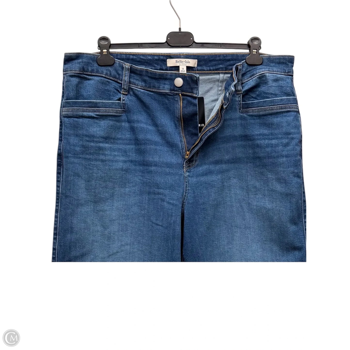 Jeans Wide Leg By Torrid In Blue Denim, Size: 18