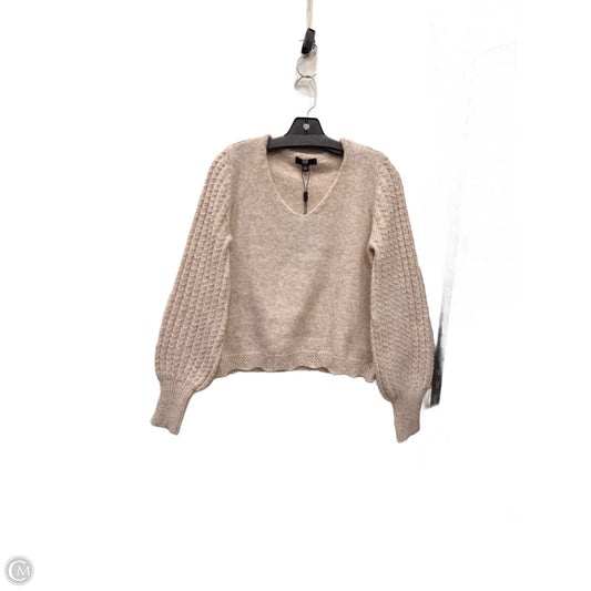 Sweater By Frye In Tan, Size: S