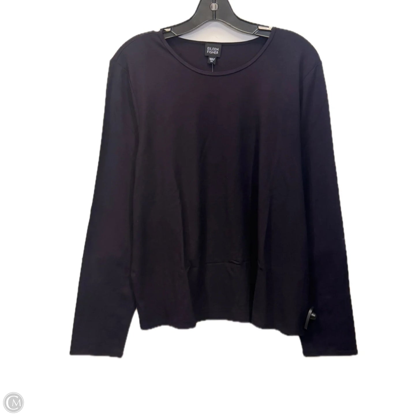 Top Long Sleeve Designer By Eileen Fisher In Purple, Size: Xl