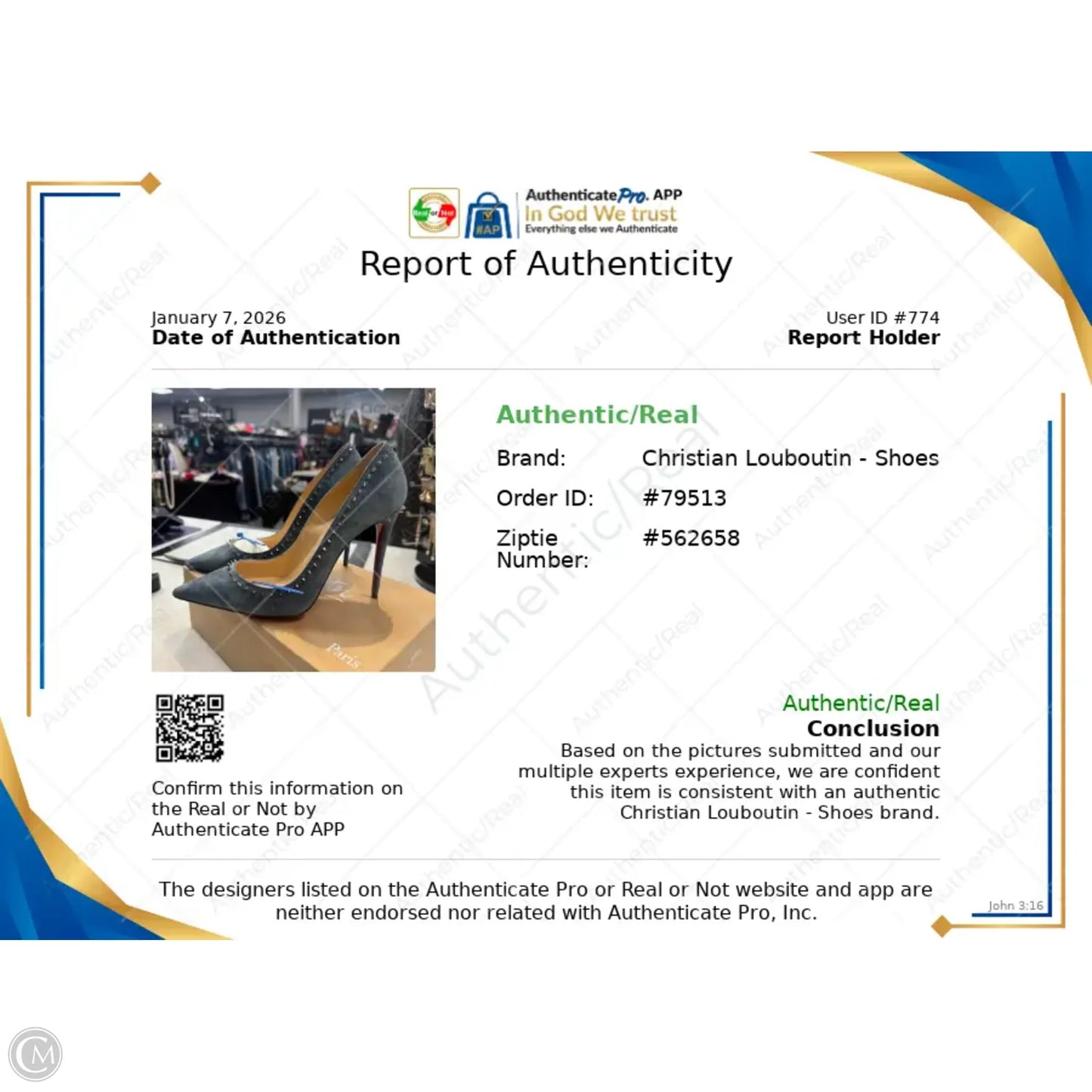 Shoes Luxury Designer By Christian Louboutin In Blue, Size: 9