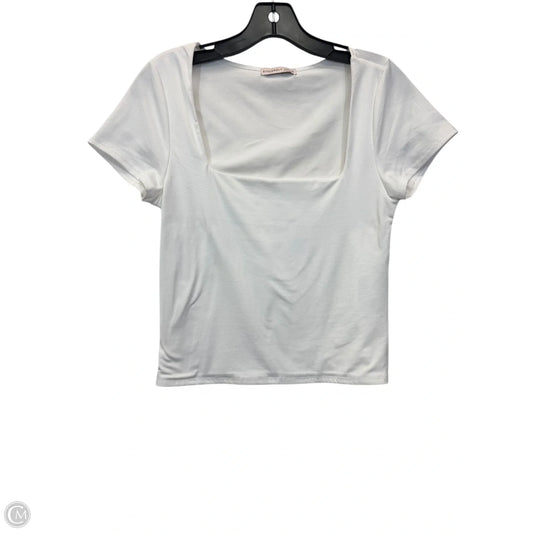 Top Sleeveless By Sincerely Jules In White, Size: L