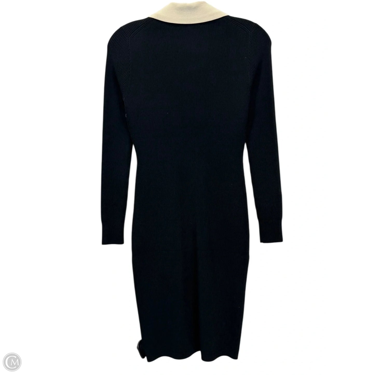 Dress Casual Midi By J. Crew In Black & Cream, Size: Xs