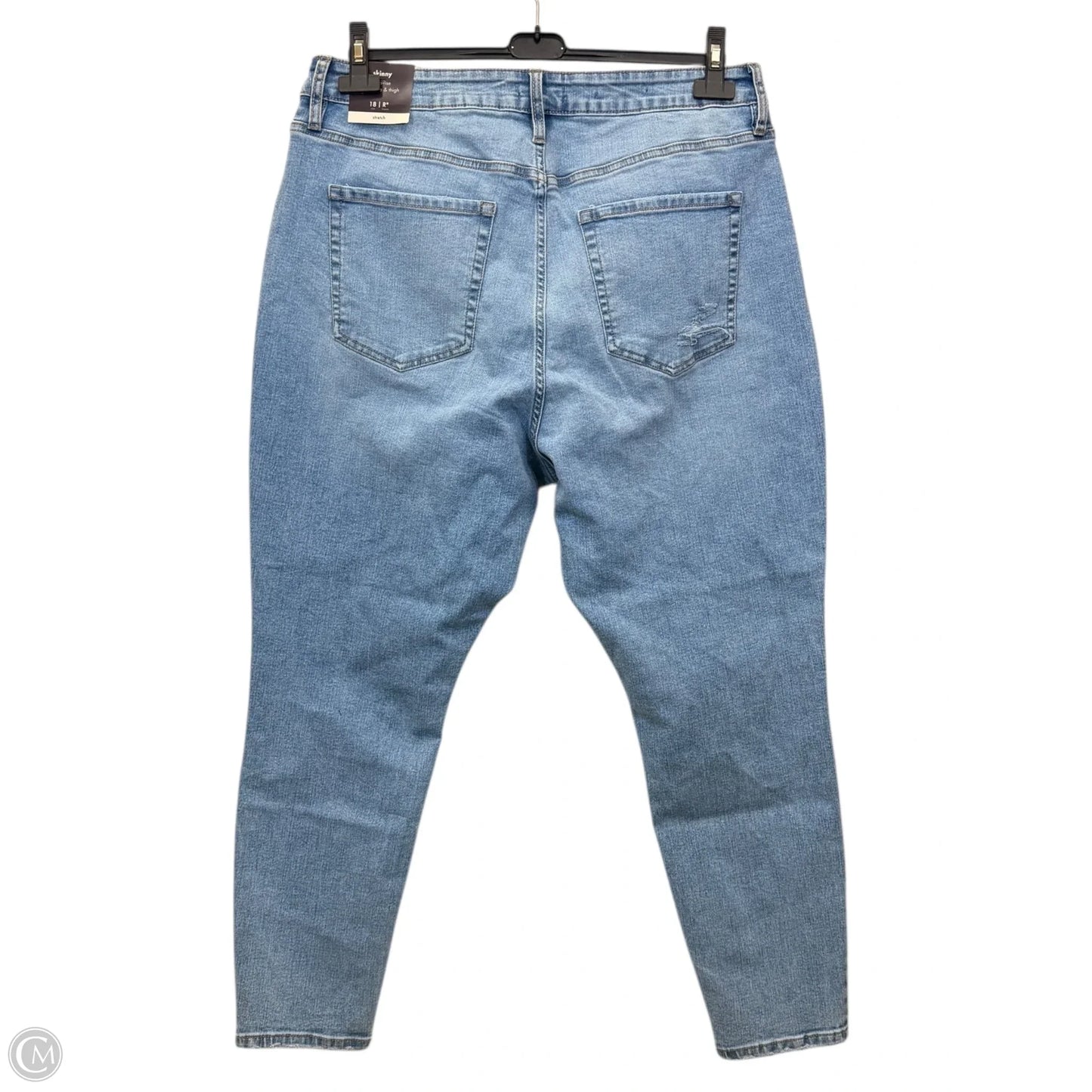 Jeans Skinny By Ava & Viv In Blue, Size: 18