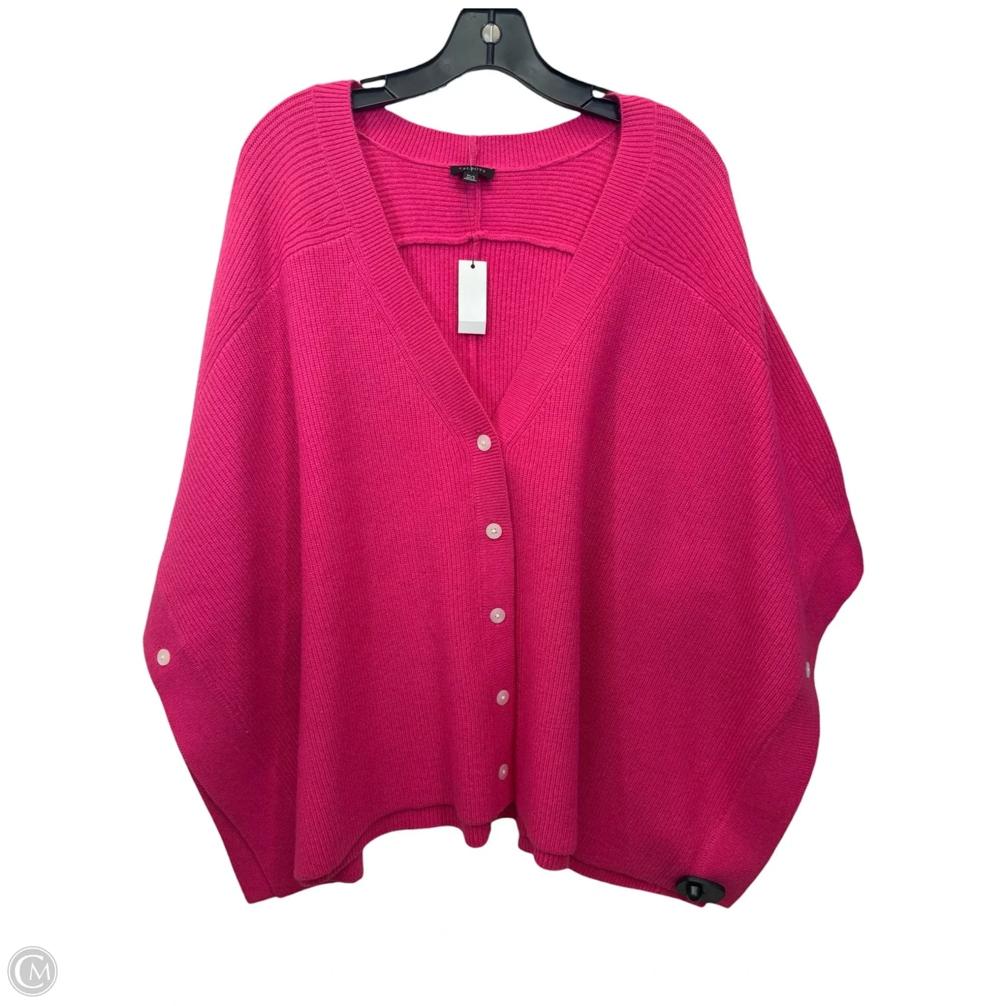 Poncho By Talbots In Pink, Size: Xs