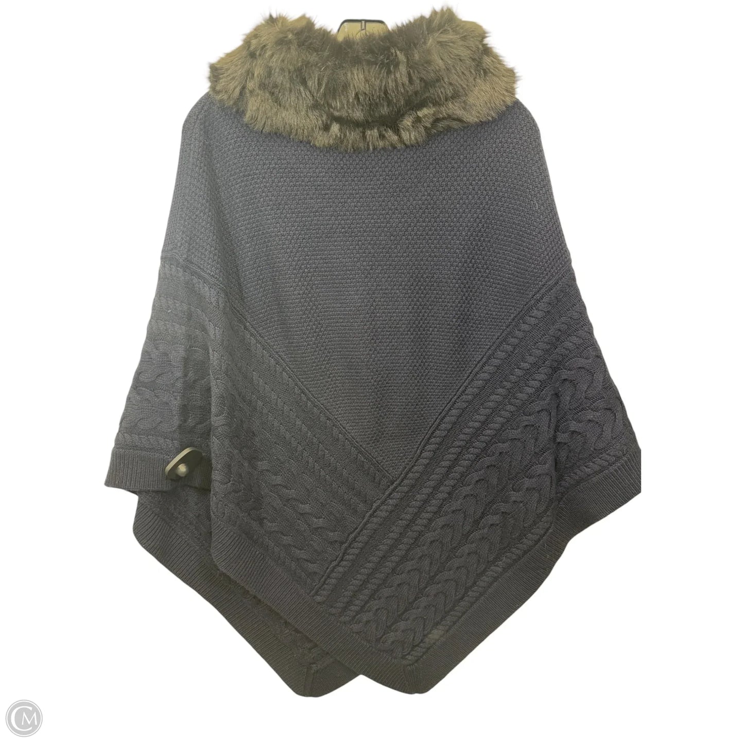 Poncho By Talbots In Navy, Size: M