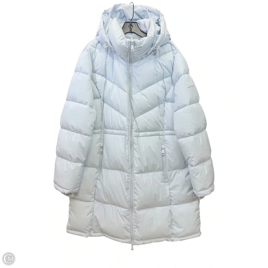 Coat Puffer & Quilted By Calvin Klein In Blue, Size: Xxl