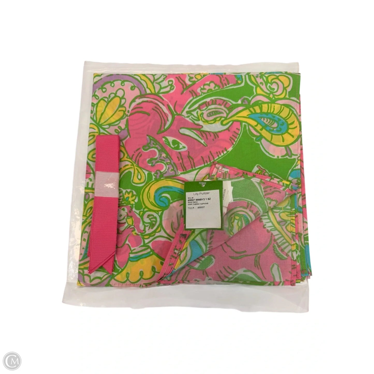 Fabric Napkins Designer Label By Lilly Pulitzer