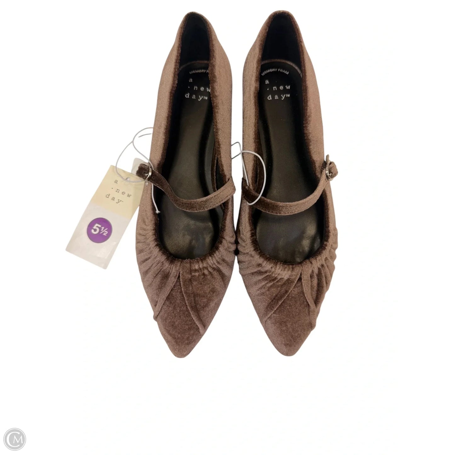 Shoes Flats By A New Day In Brown, Size: 5.5