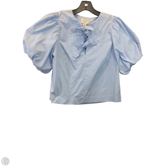 Top Short Sleeve Designer By Kate Spade In Striped Pattern, Size: Xs