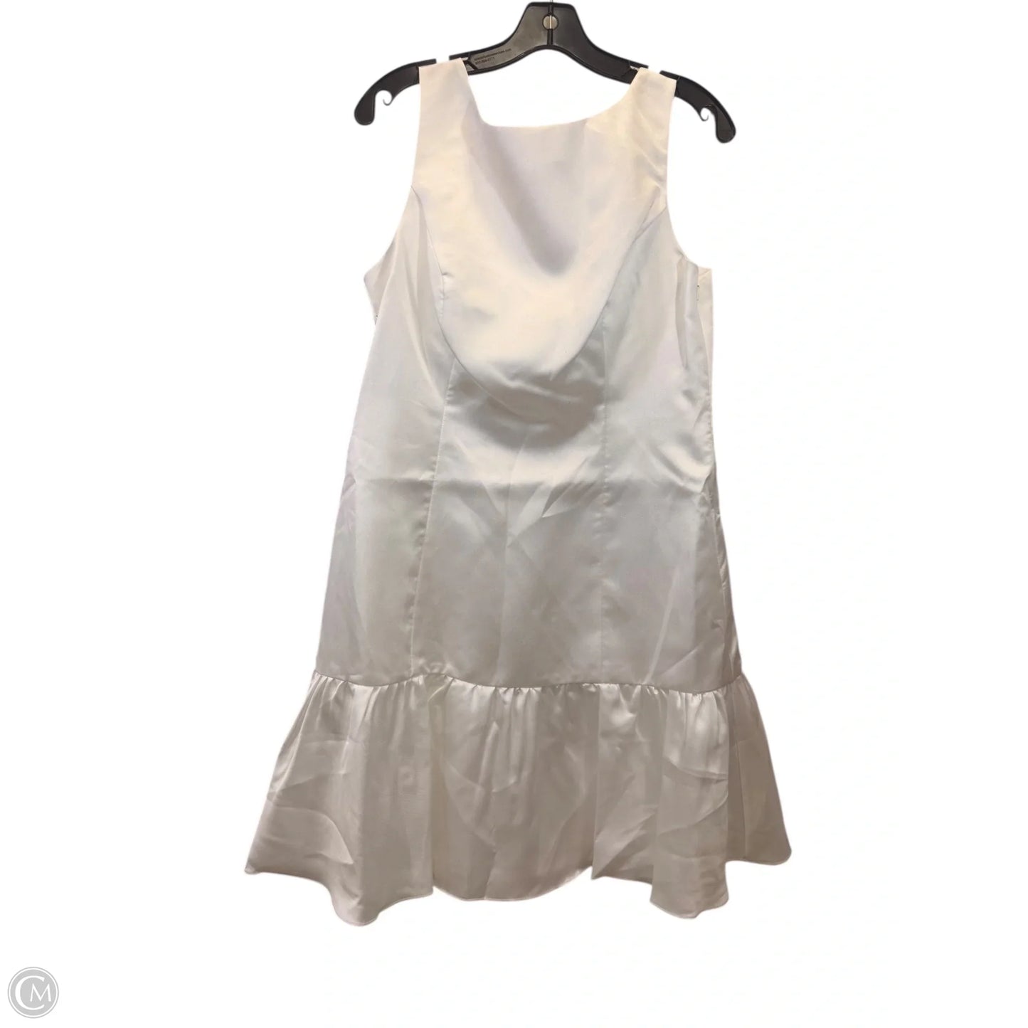 Dress Casual Midi By Adrianna Papell In White, Size: L