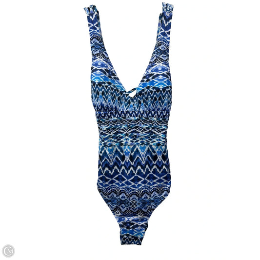 Swimsuit By La Blanca In Blue & White, Size: L