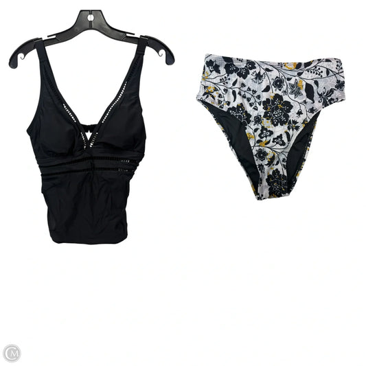 Swimsuit 2pc By Cupshe In Black & White, Size: S