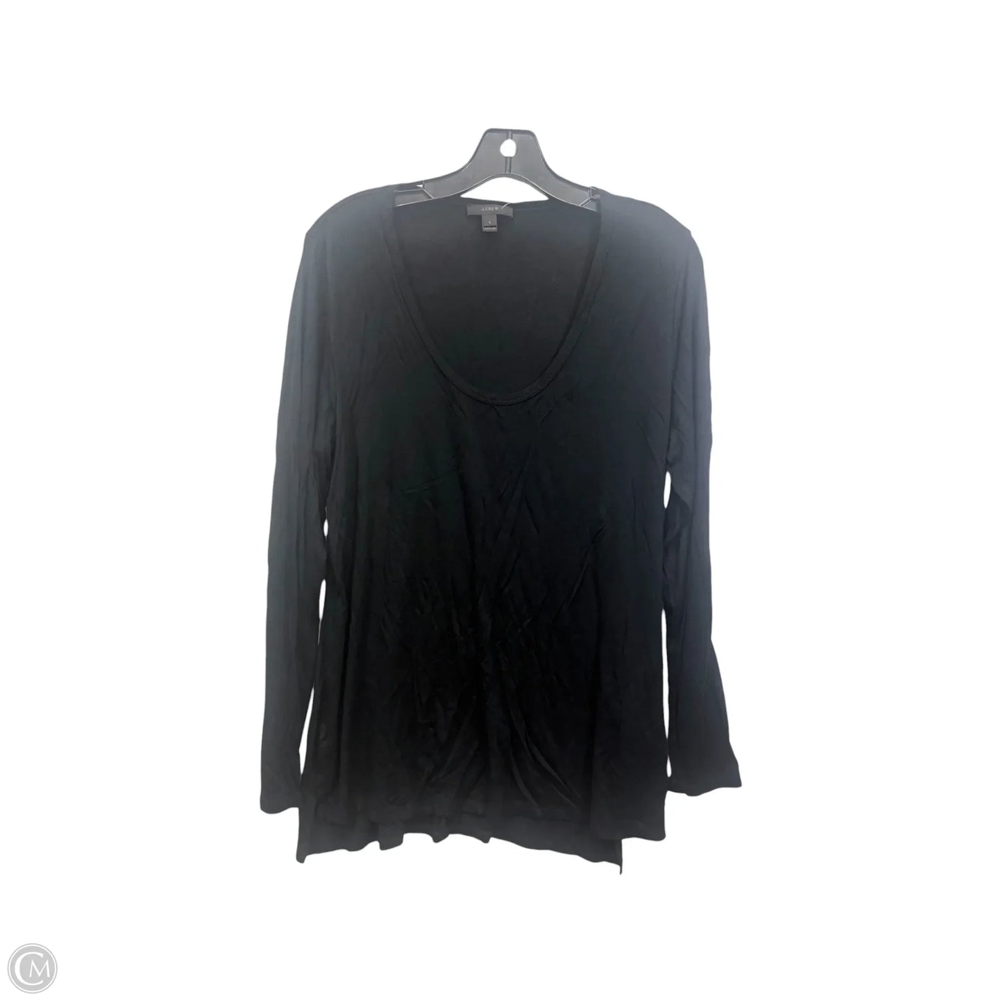 Top Long Sleeve By J. Crew In Black, Size: L