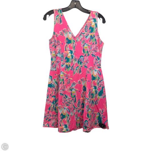 Dress Designer By Lilly Pulitzer In Pink & Purple, Size: M