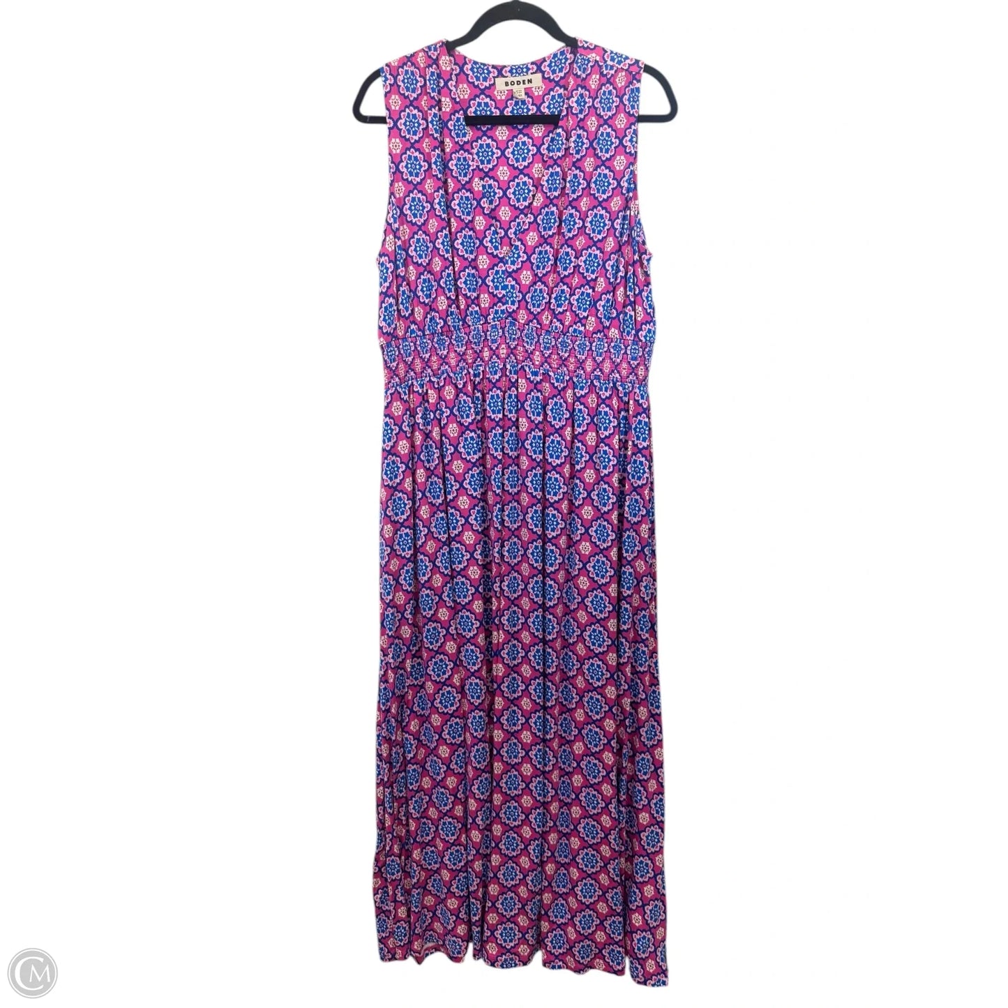 Dress Casual Maxi By Boden In Pink & Purple, Size: L