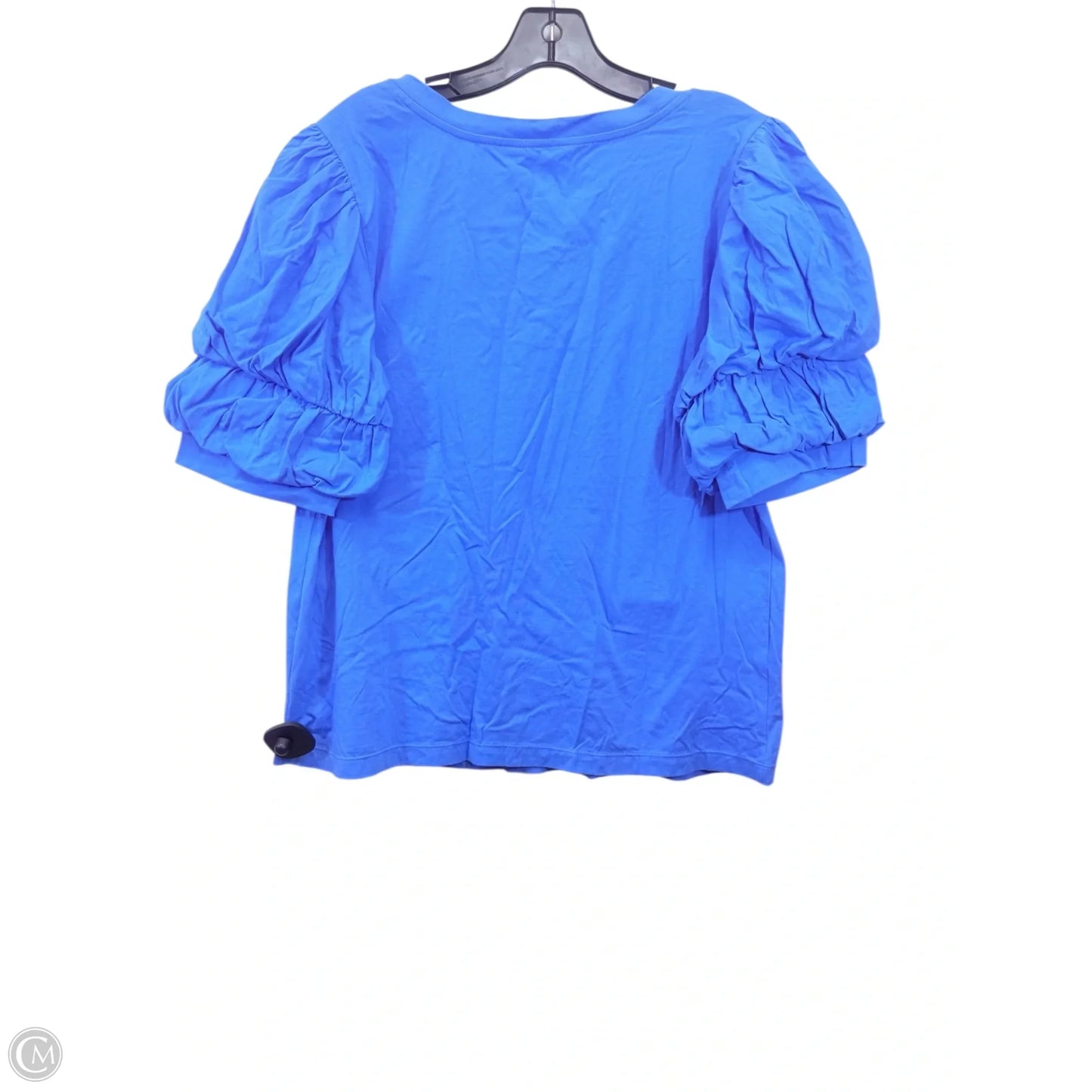 Top Short Sleeve Designer By Lilly Pulitzer In Blue, Size: Xl