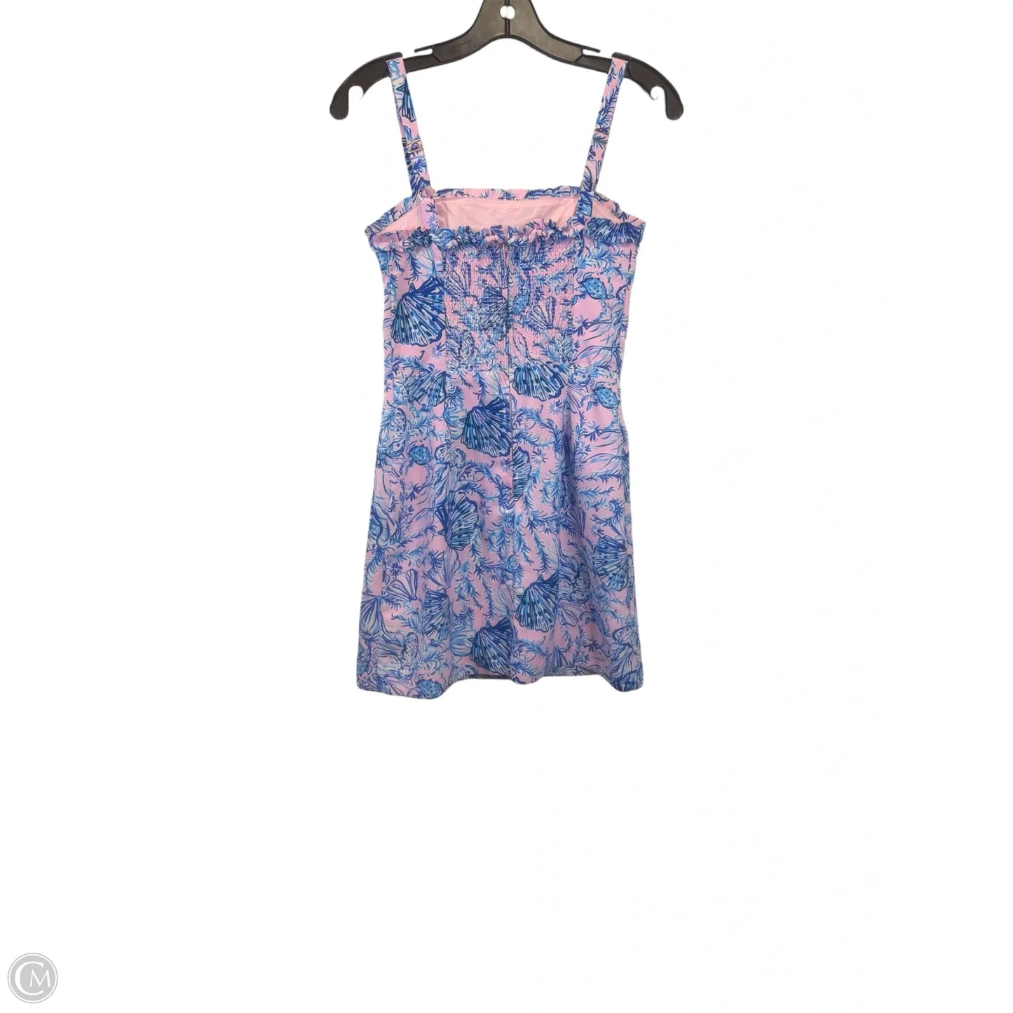 Romper Designer By Lilly Pulitzer In Blue & Pink, Size: Xxs