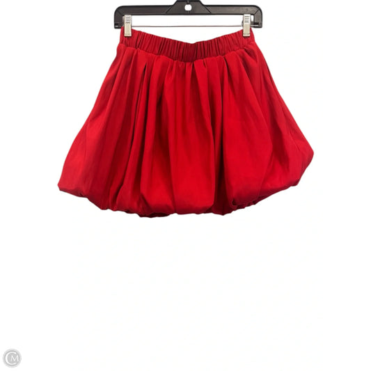 Skirt Mini & Short By A New Day In Red, Size: Xs