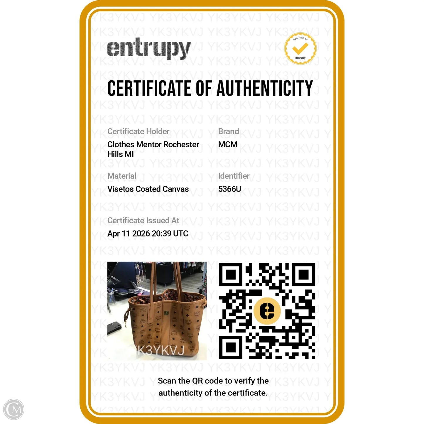 Tote Luxury Designer By Mcm, Size: Medium