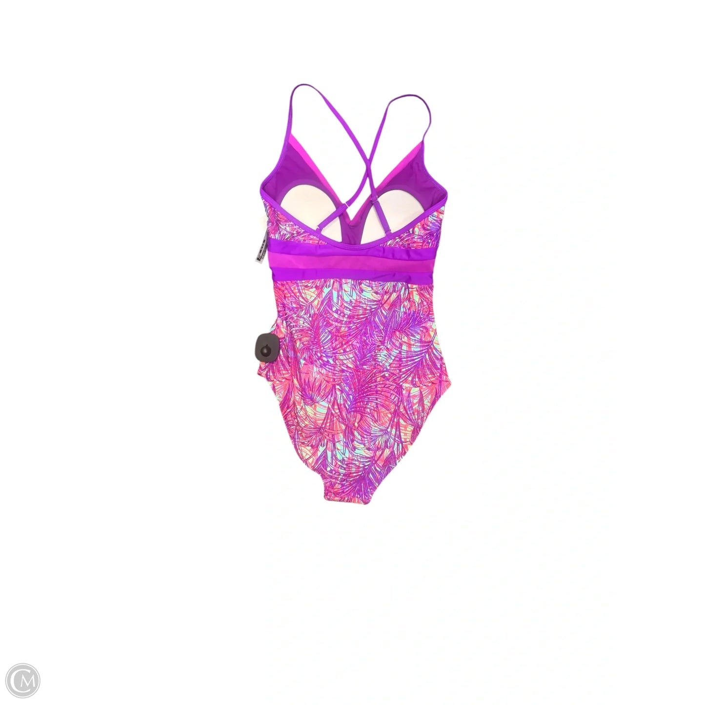 Swimsuit By Balance Collection In Green & Purple, Size: S