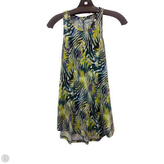 Athletic Tank Top By Josie In Green & Purple, Size: Xs