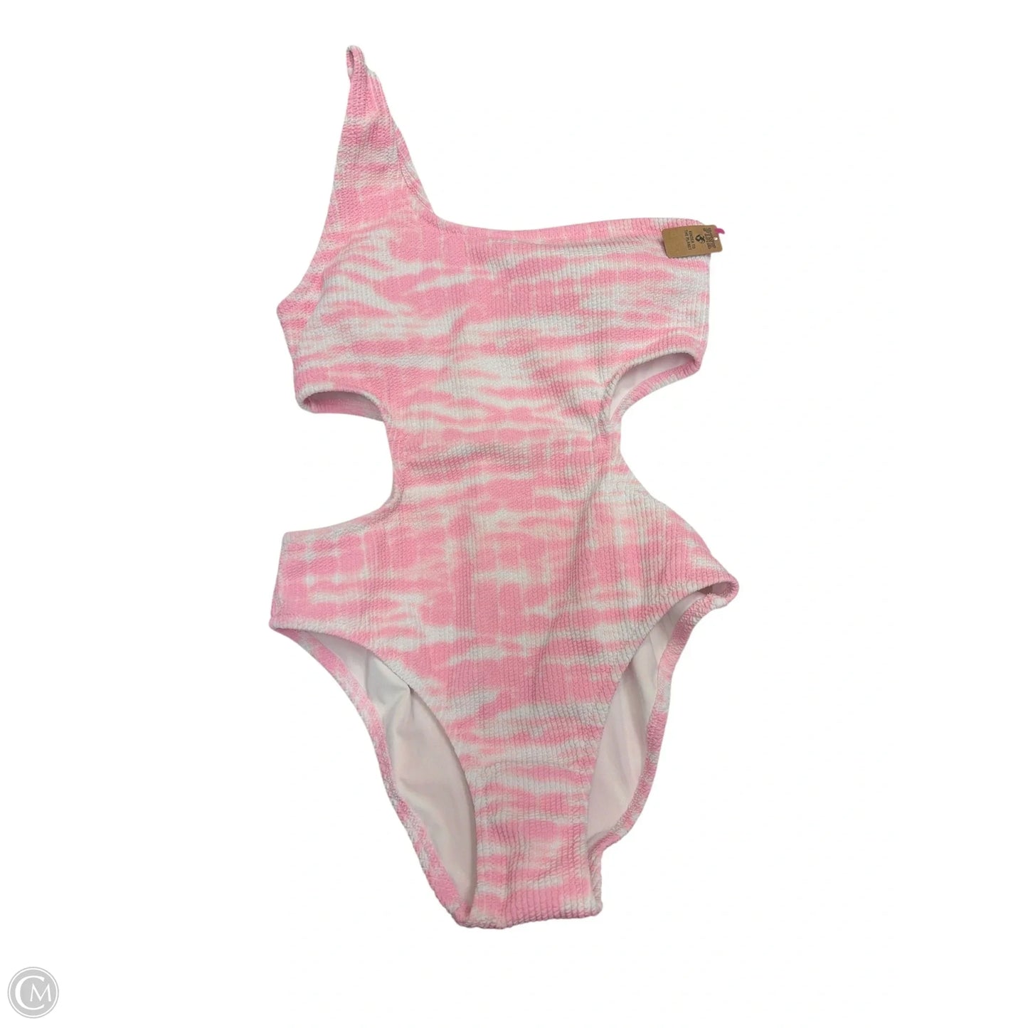 Swimsuit By Pink In Pink & White, Size: L