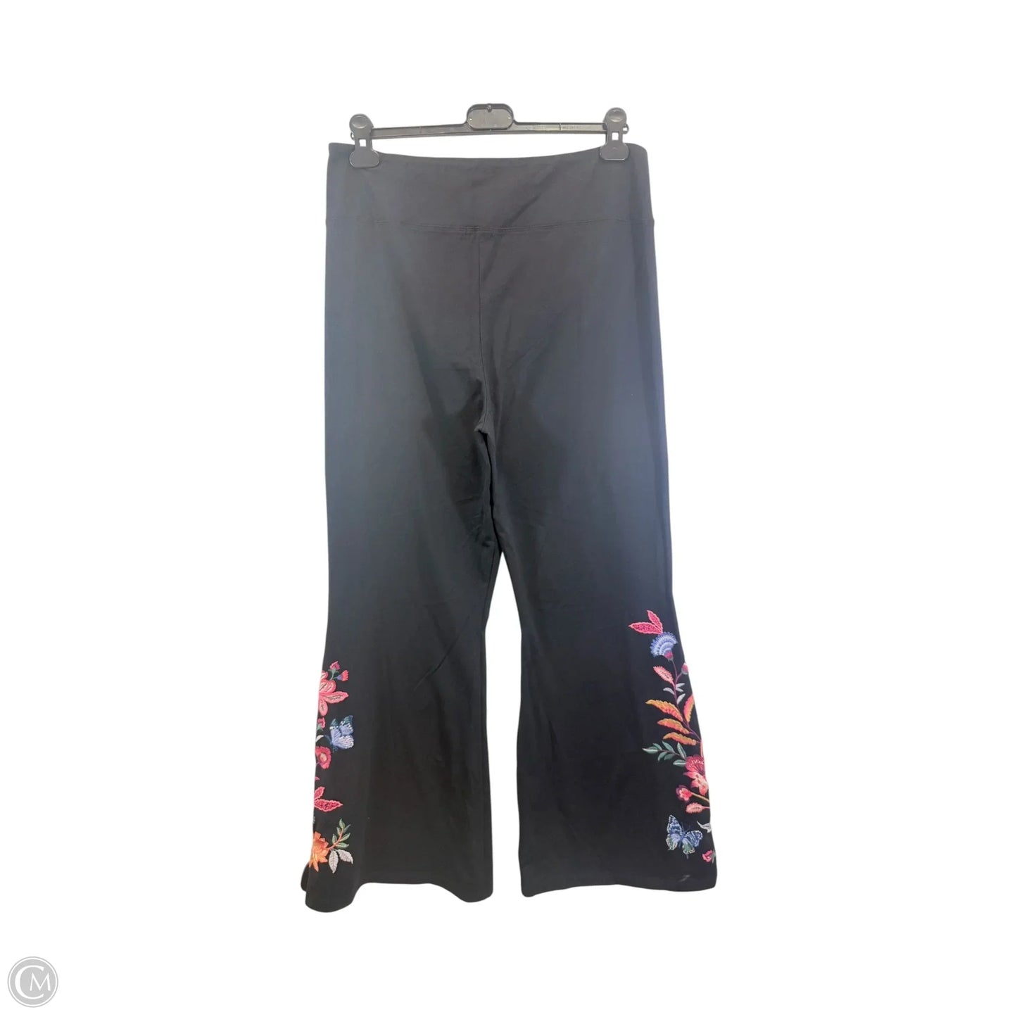Athletic Pants By Johnny Was In Floral Print, Size: Xxl