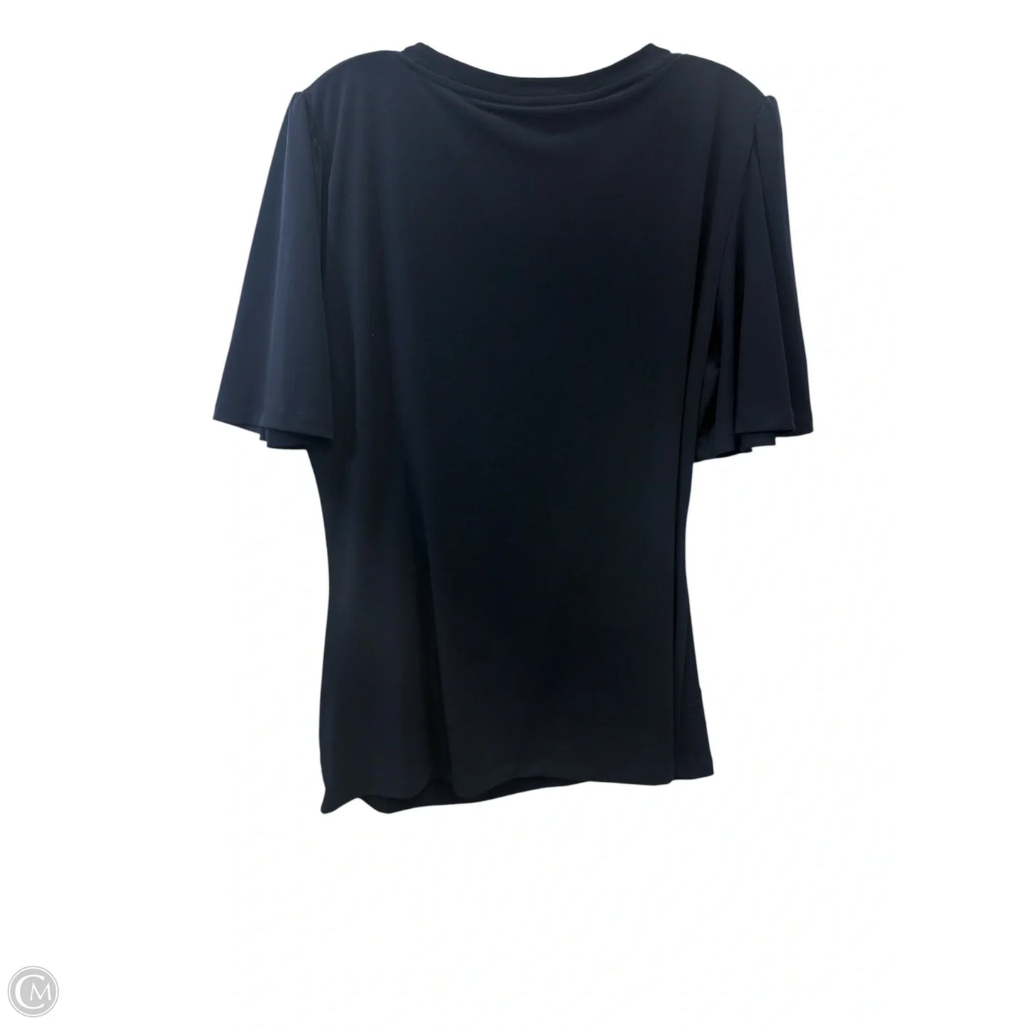 Top Short Sleeve By Dkny In Navy, Size: Xl