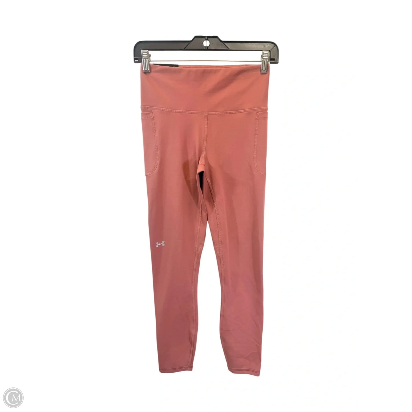 Athletic Leggings By Under Armour In Pink, Size: S