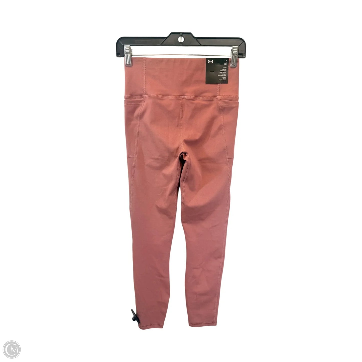 Athletic Leggings By Under Armour In Pink, Size: S