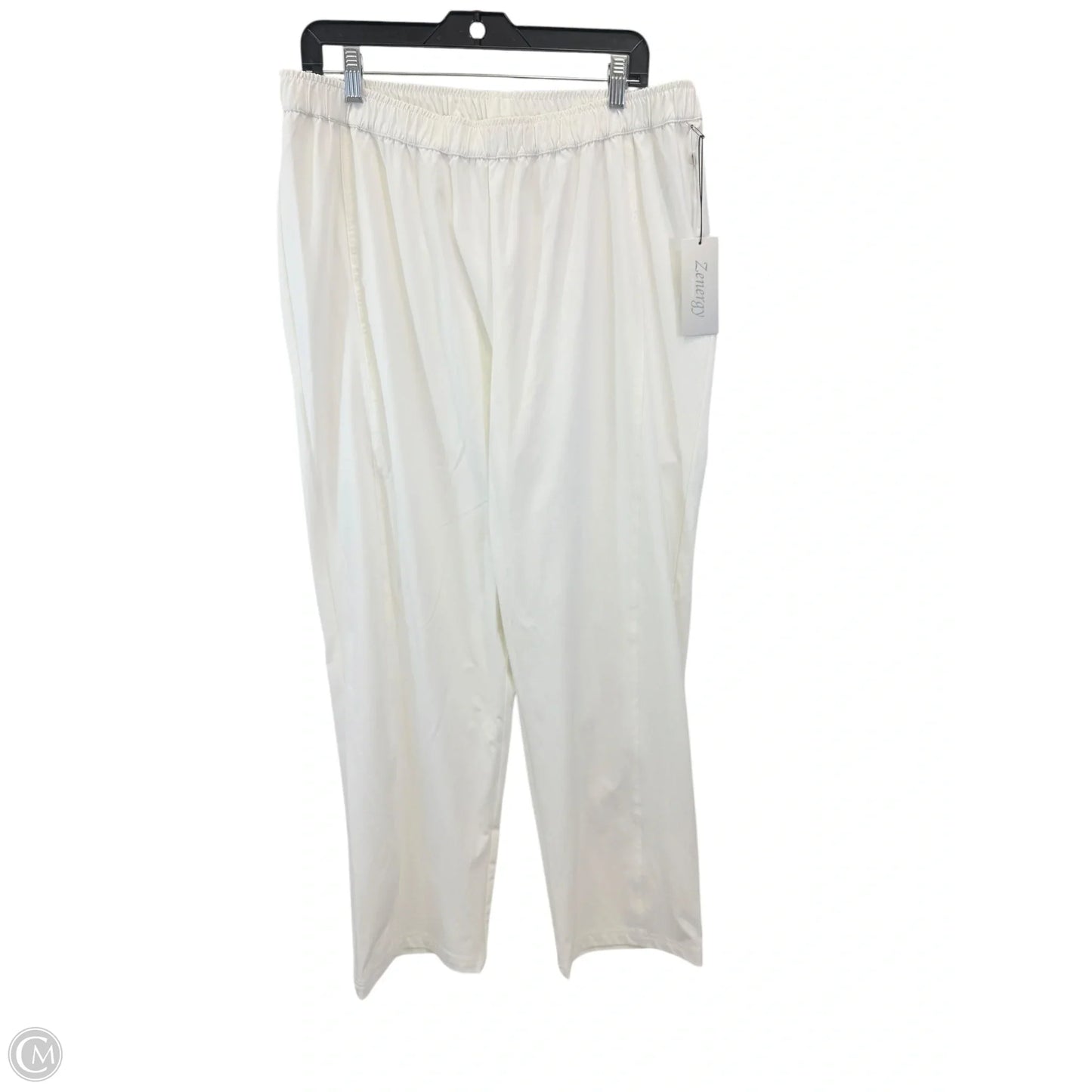Athletic Pants By Zenergy By Chicos In White, Size: Xl