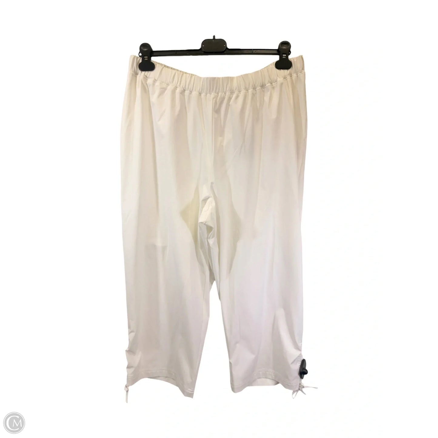 Athletic Pants By Zenergy By Chicos In White, Size: Xl
