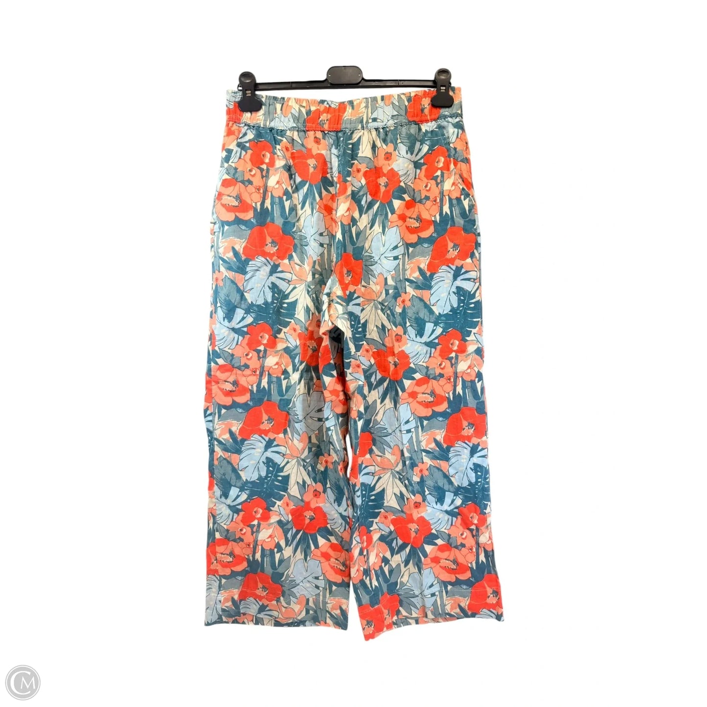 Pants Linen By C And C In Floral Print, Size: L