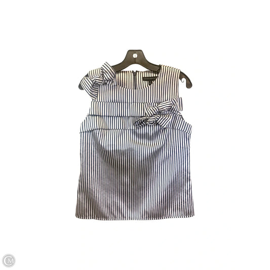 Top Sleeveless By Banana Republic In Navy, Size: S
