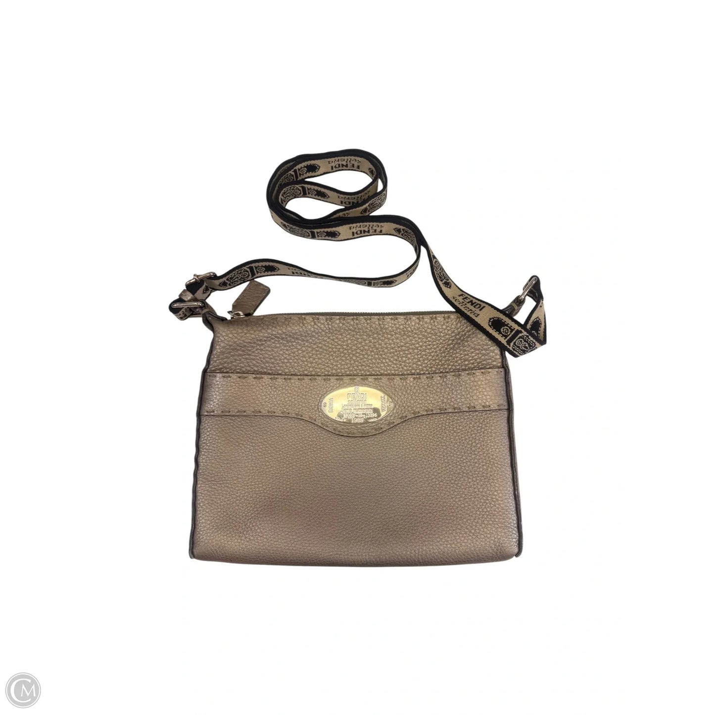 Crossbody Luxury Designer By Fendi, Size: Medium