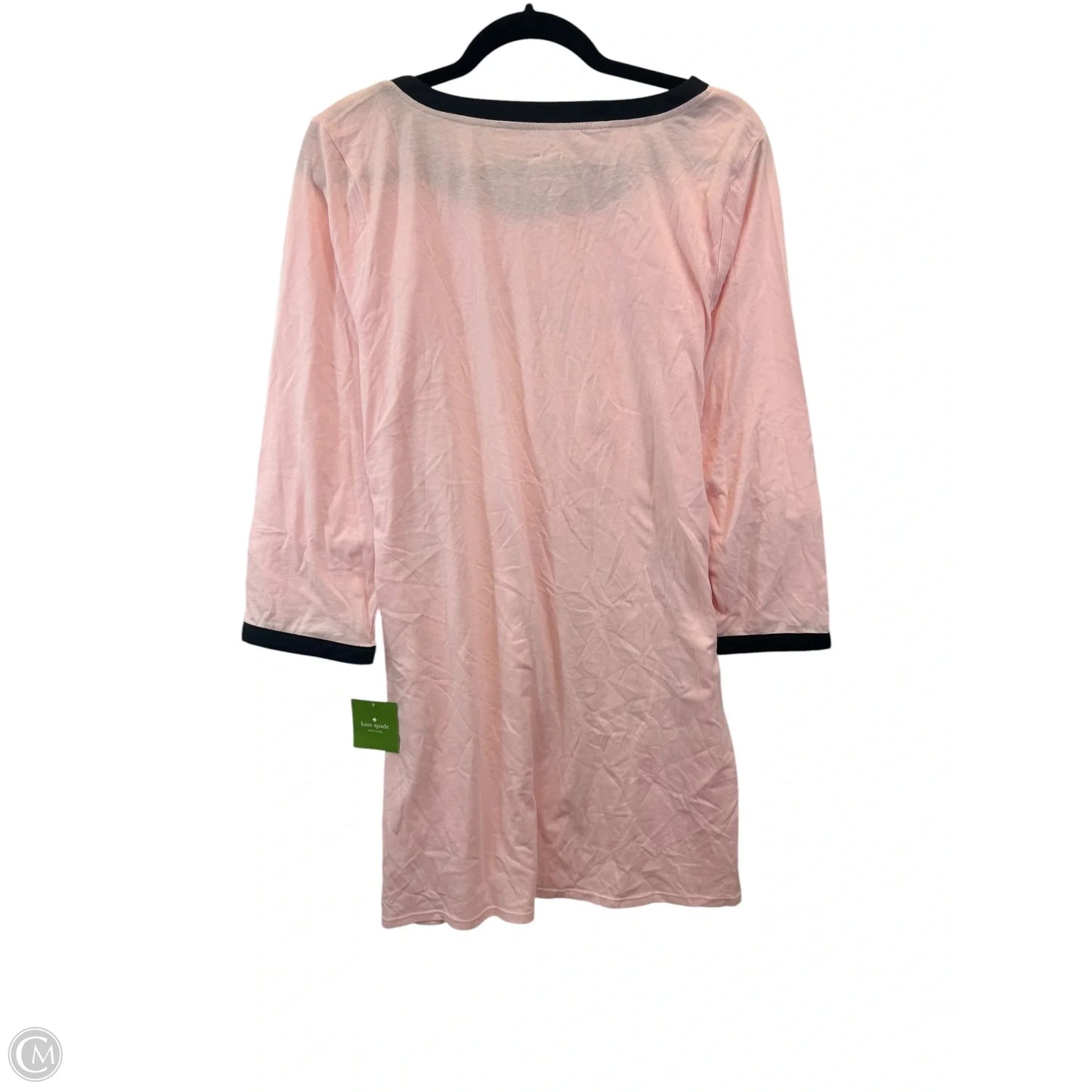 Pajamas Designer By Kate Spade In Black & Pink, Size: Xl