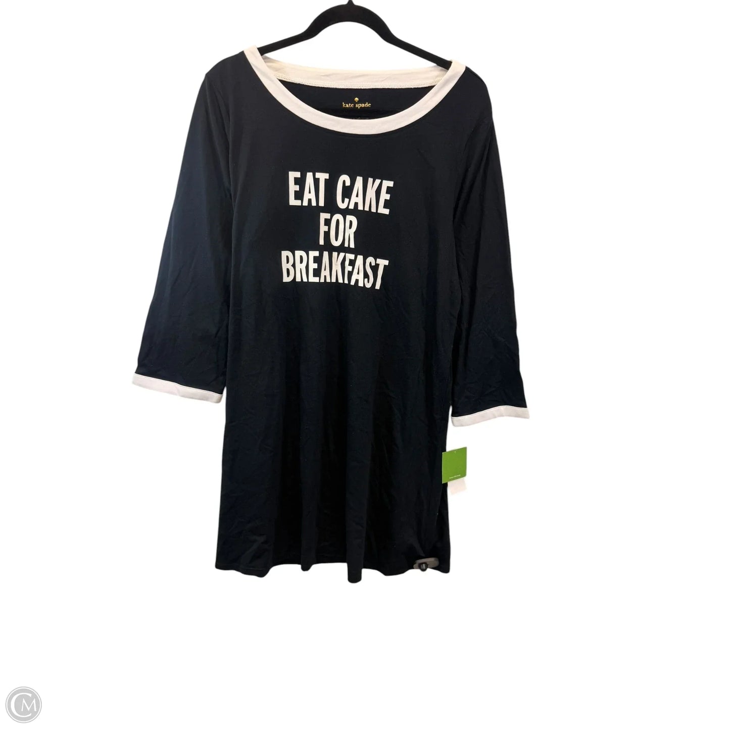 Pajamas Designer By Kate Spade In Black & White, Size: Xl