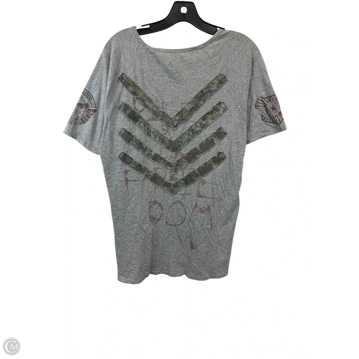 Top Short Sleeve Basic By Buffalo David Bitton In Grey, Size: M