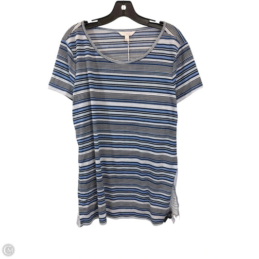 Top Short Sleeve By Lc Lauren Conrad In Striped Pattern, Size: Xl